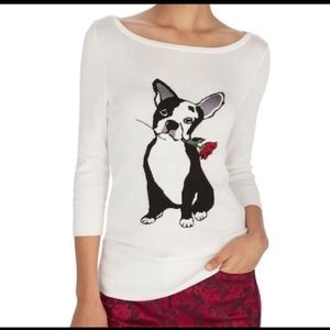 White House Black Market Dog Sweater